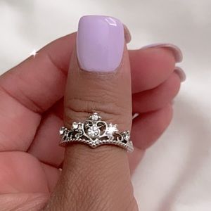heart tiara ring